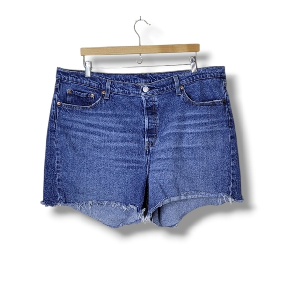 Levi's Pants - Levis 501 Cut Off Jean Shorts Size 20W Button Fly